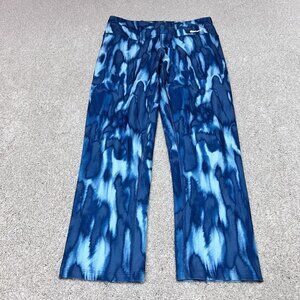 Nike Dri-Fit Leggings Women’s Blue Pull On Cropped Size Small